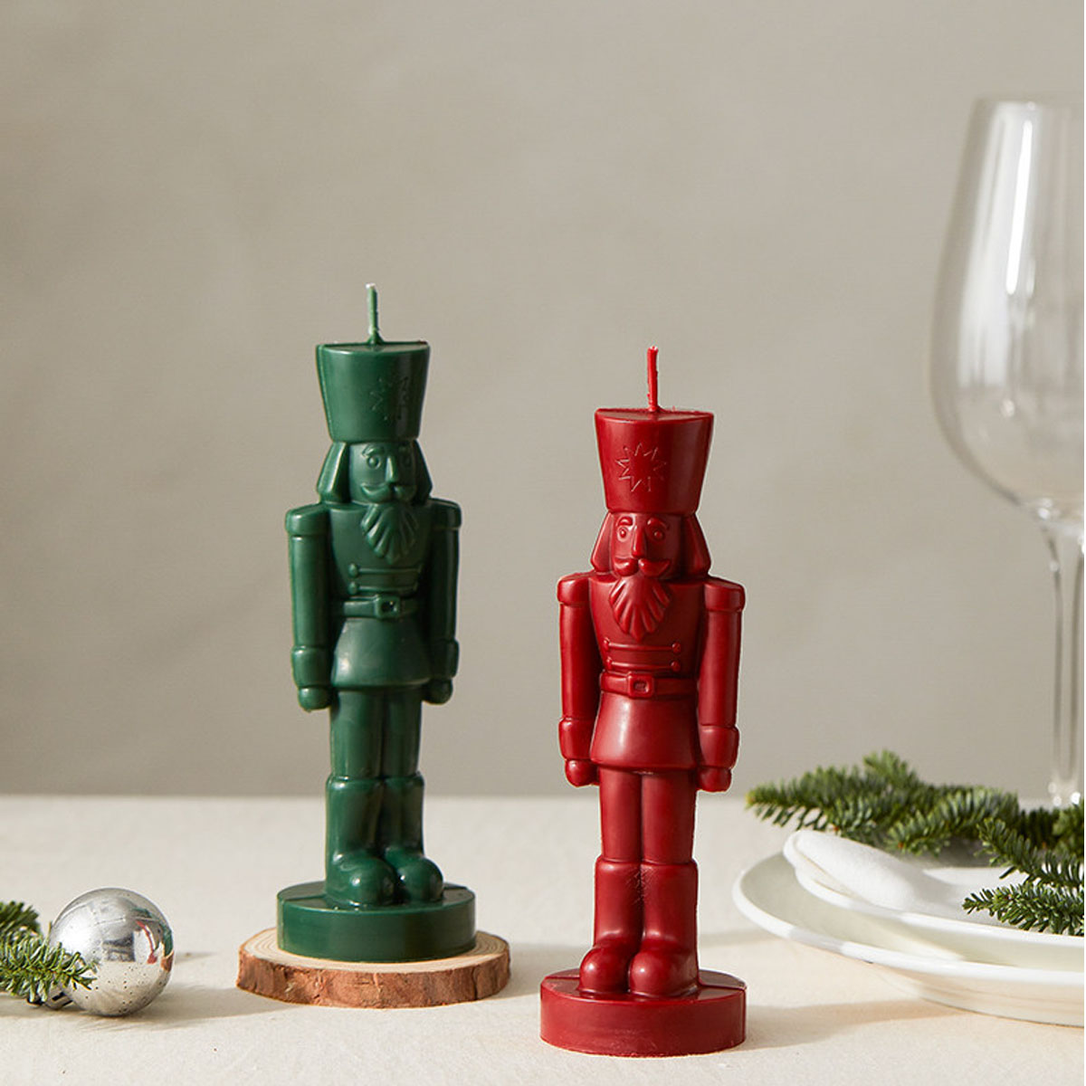 Soap Making Chemical - Large Nutcracker Soldier Plastic Candle Mold