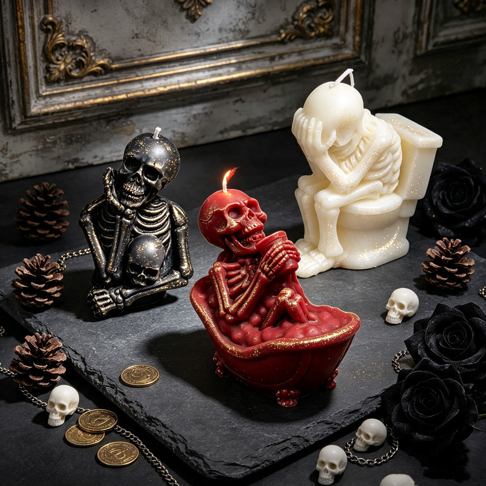 3D Realistic Skull Skeleton wi - огляд і ціна Soap Making Additives