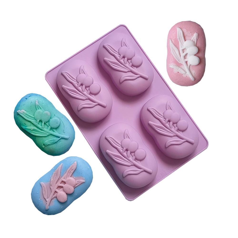4 Cavities Oval Olive Tree Sil - огляд і ціна Soap Making In Home