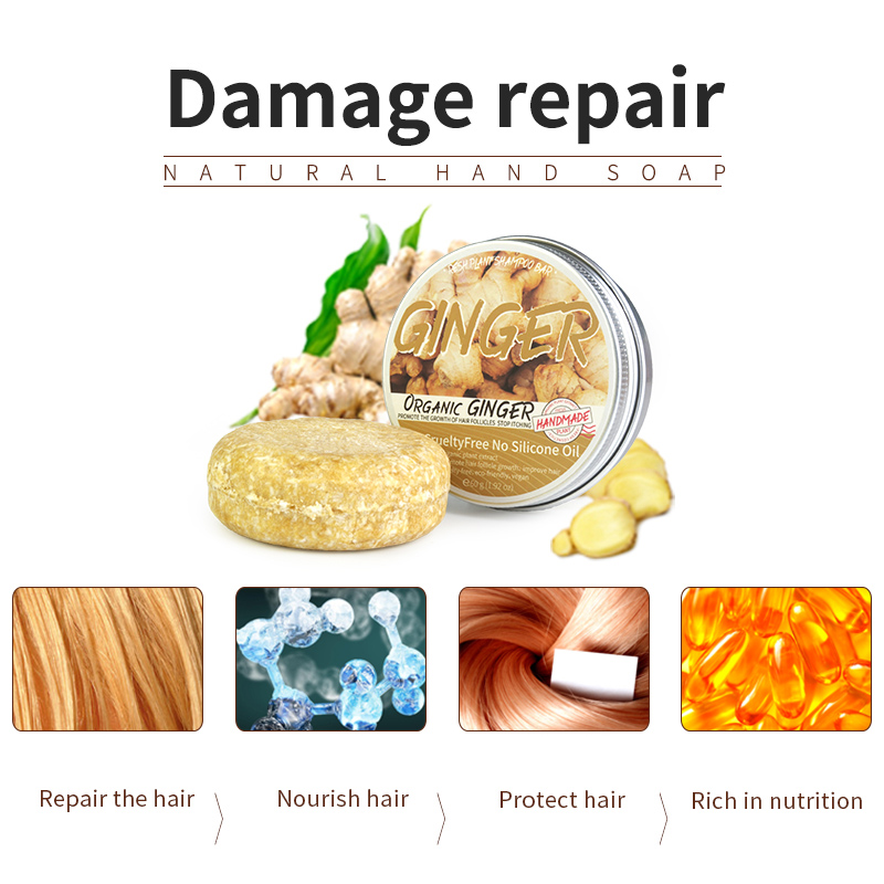 Shampoo Soap Ginger Solid Sham - огляд і ціна Soap Making Essential Oils
