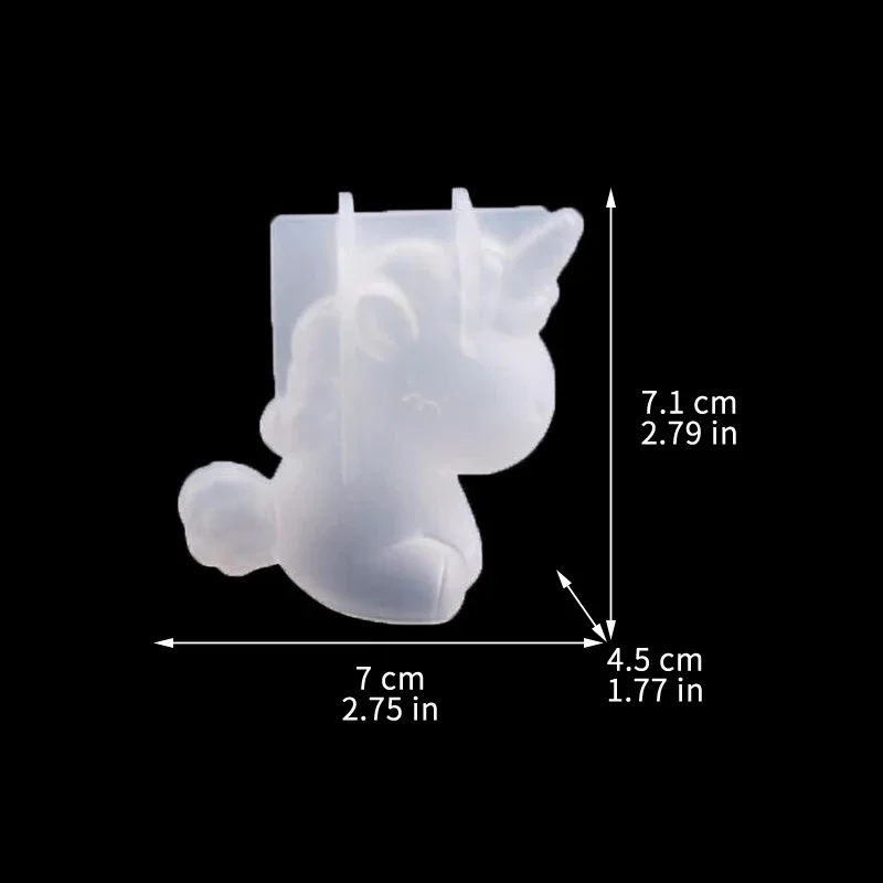 3D Geometric Silicone Unicorn  - огляд і ціна Soap Making Chemical
