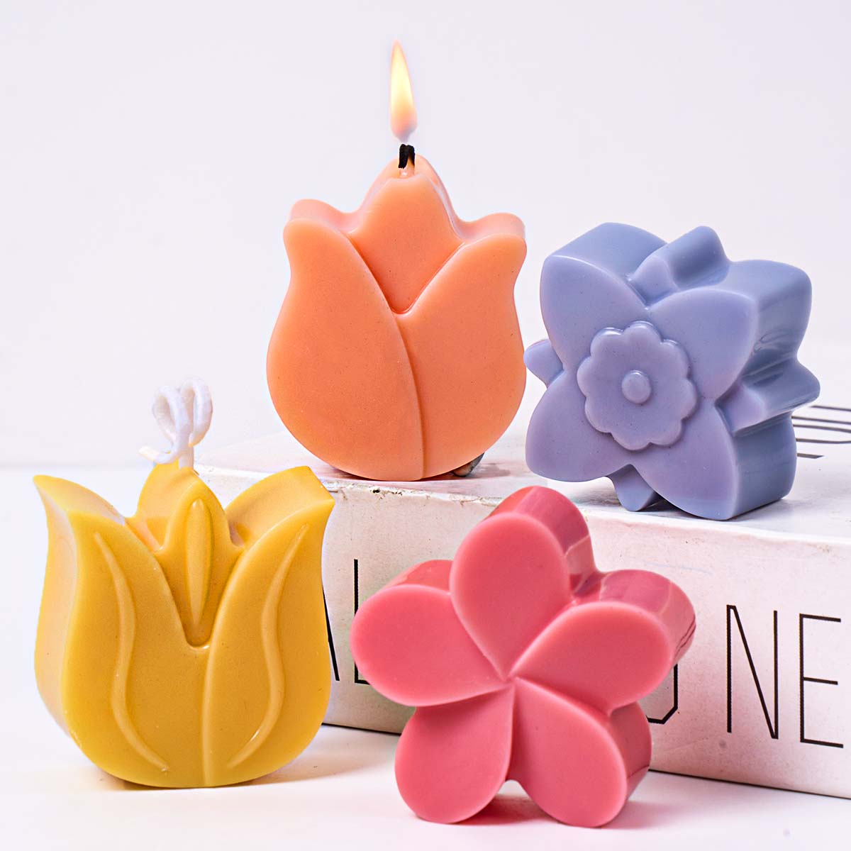 Flower Shape Silicone Candle M - огляд і ціна Soap Making In Home