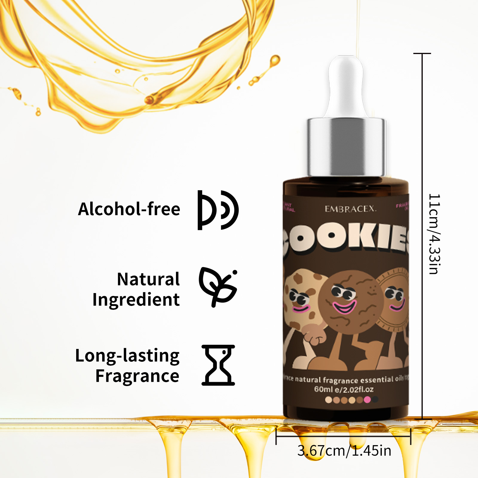 60ml Cookies Essential Oil Ski - огляд і ціна Soap Making Friend
