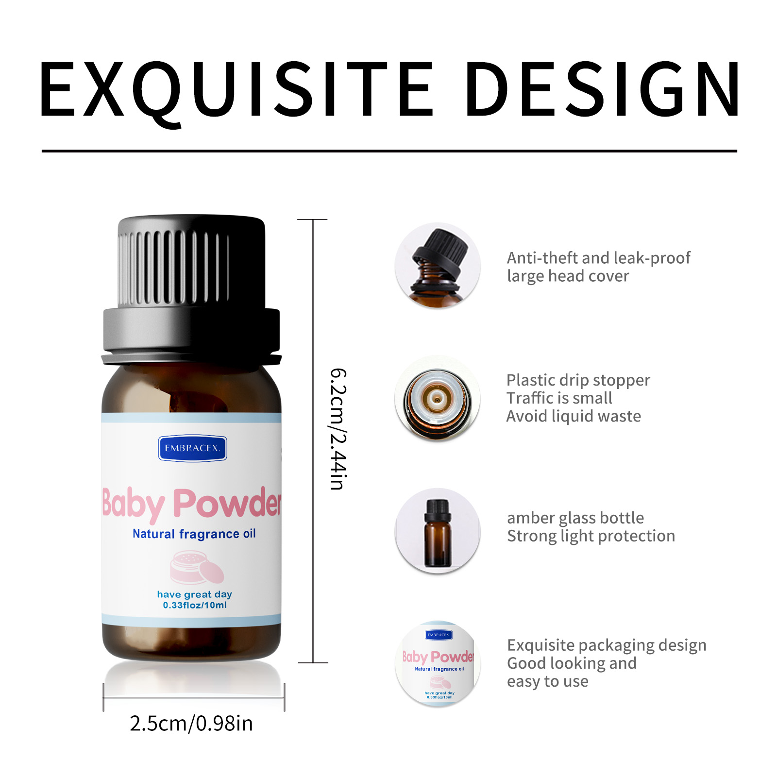 10ml Baby Powder Essential Oil - огляд і ціна Soap Making Friend