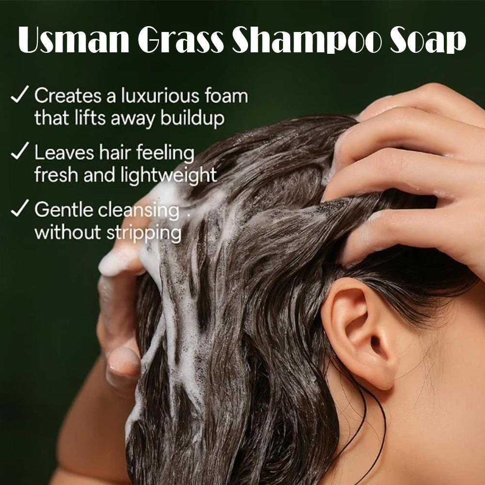 80g Usman Grass Solid Shampoo  - огляд і ціна Soap Making Essential Oils