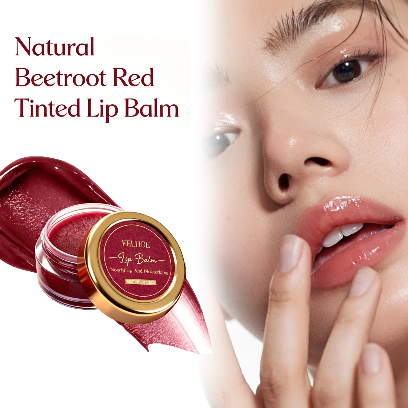 Beetroot Red Tinted Lip Balm D - огляд і ціна Shea Butter Raw