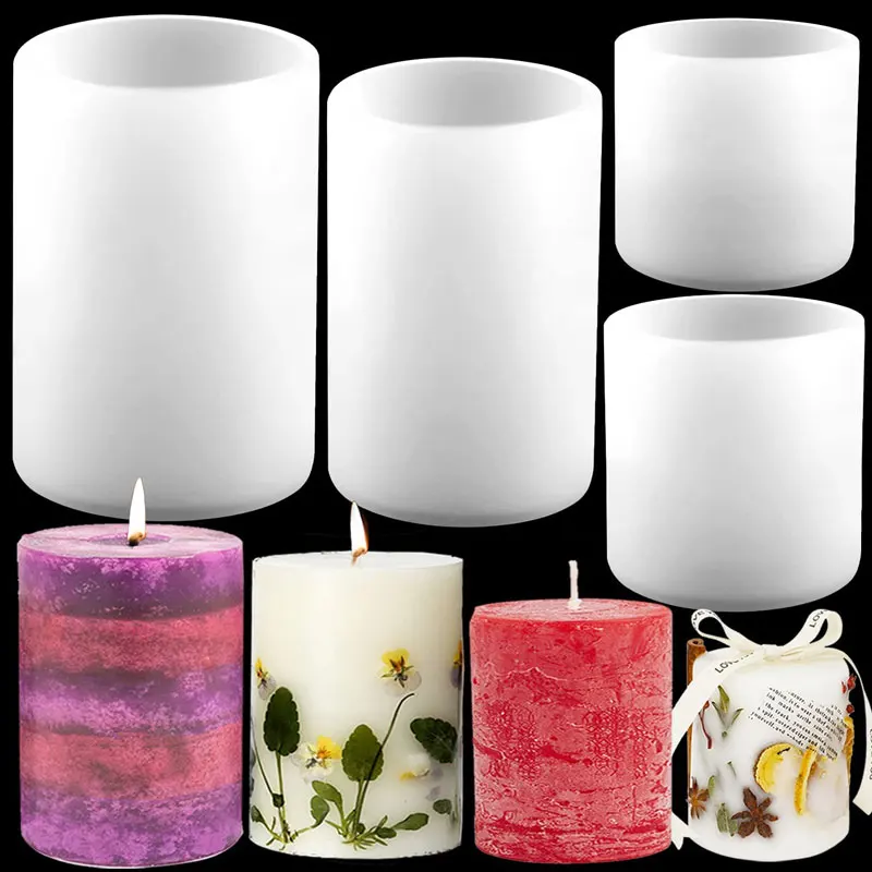 Cylinder Silicone Candle Molds - огляд і ціна Soap Making Chemical