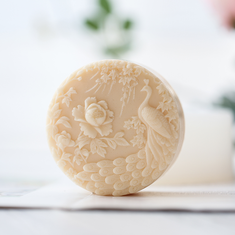 Peacock Flower Pattern Silicon - огляд і ціна Soap Making At Home