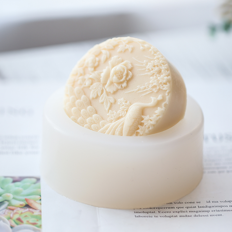 Peacock Flower Pattern Silicon - огляд і ціна Soap Making At Home