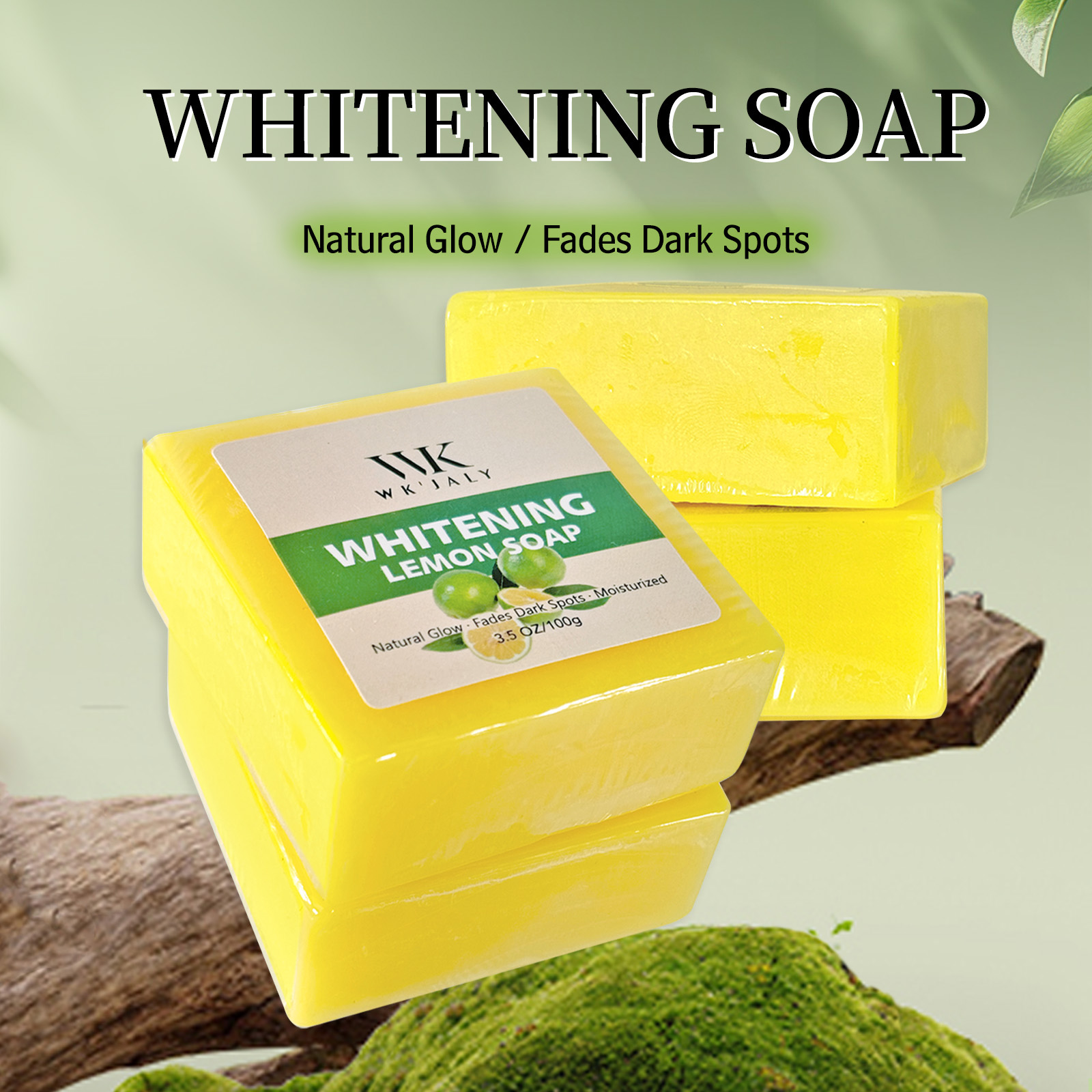 WK JALY Whitening Lemon Soap,  - огляд і ціна Shea Butter Raw