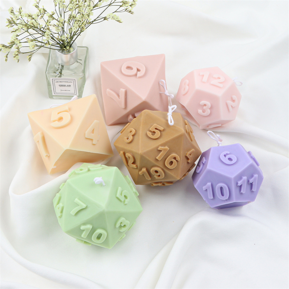 Large Silicone Polyhedral Dice - огляд і ціна Soap Making Additives